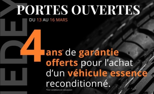 Portes Ouvertes 2025 - Jusqu'à 4 ans de garanties offerts